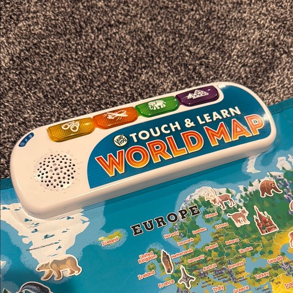 Interactive Learning World Map - Picture 1 of 4